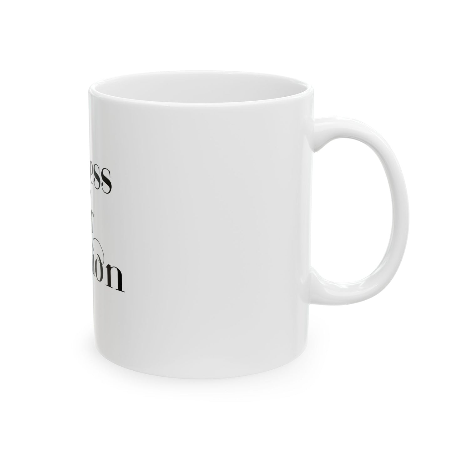 Progress Over Perfection Ceramic Mug - Inspirational 11oz & 15oz Coffee Cup